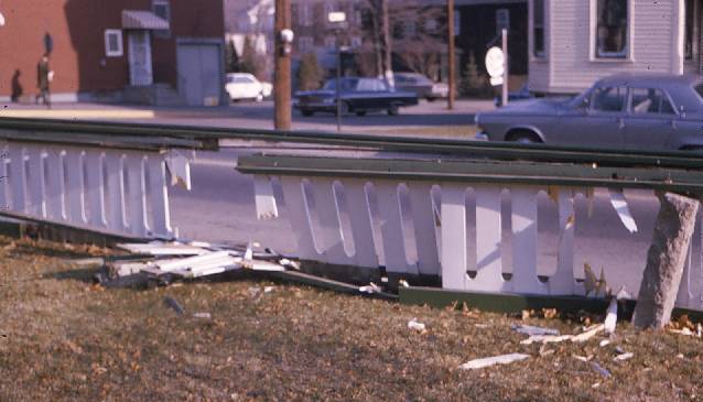 damaged fence